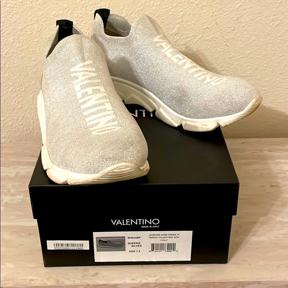 Mario Valentino Italy slip on sneakers